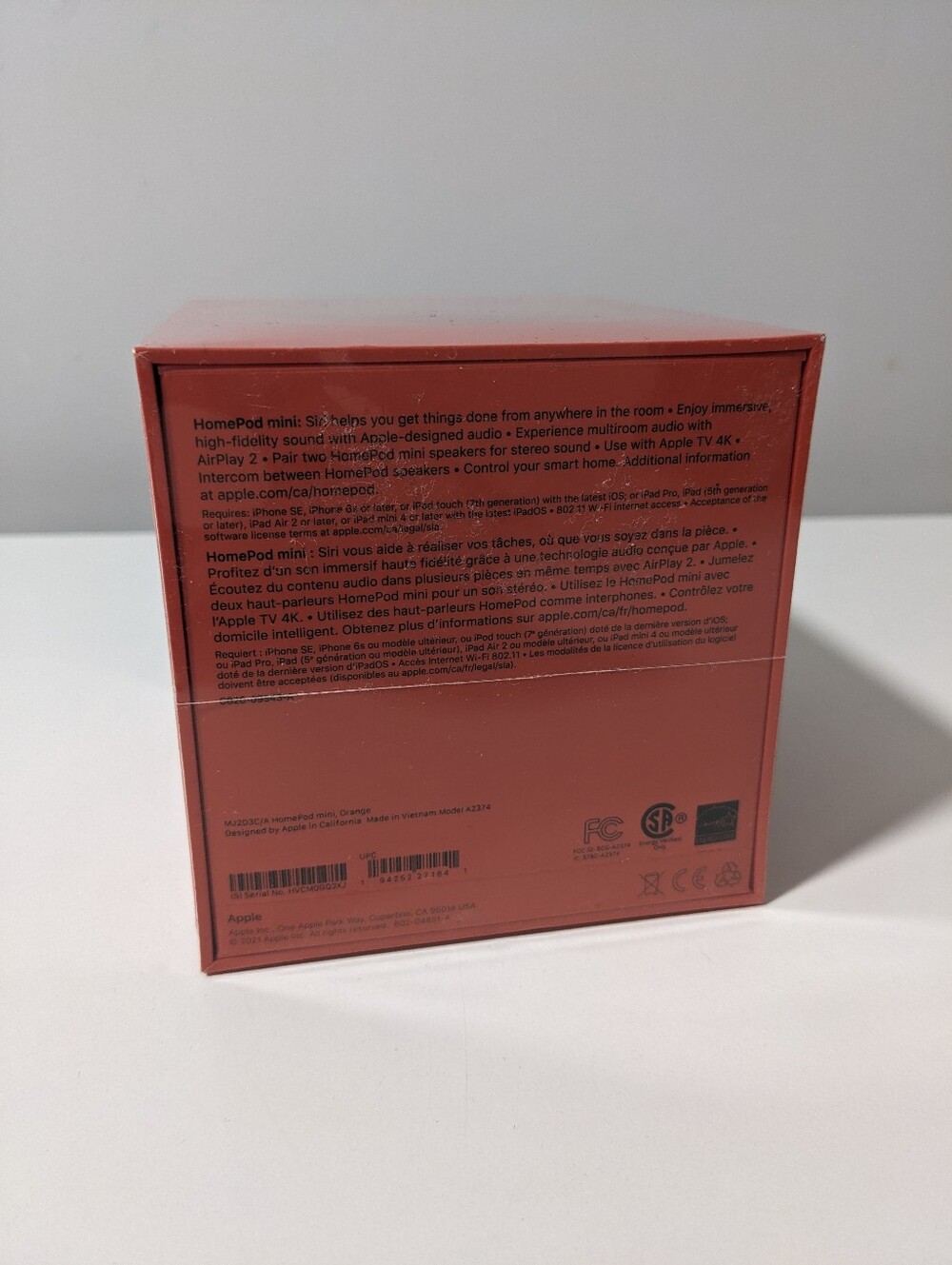 Apple HomePod Mini | Orange | New In Box - Picture 4 of 5